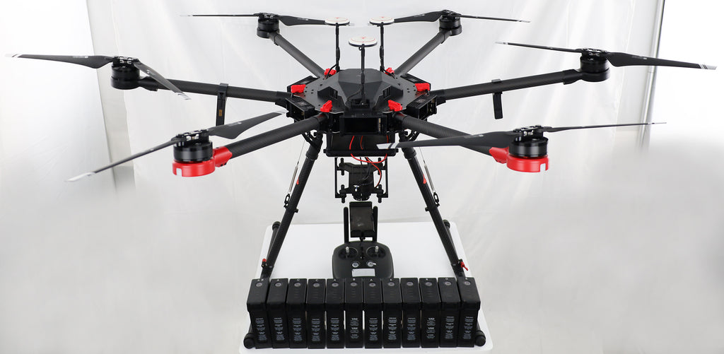 DJI Matrice 600 Hexacopter mit Kamera 20mm F/2.8 94FOV 12 Akkus in Kunsstoffbox