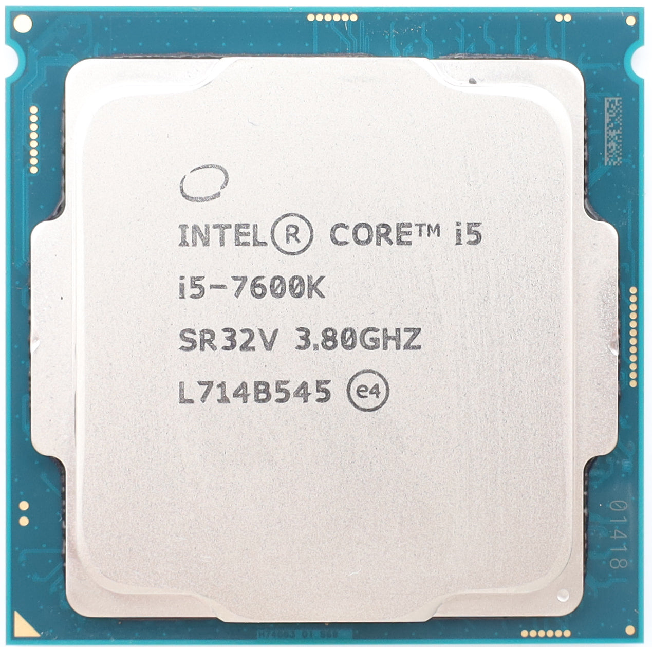 Intel Core i5-7600K CPU Prozessor 4C/4T, 3.80-4.20GHz Sockel 1151 ohne Kühler