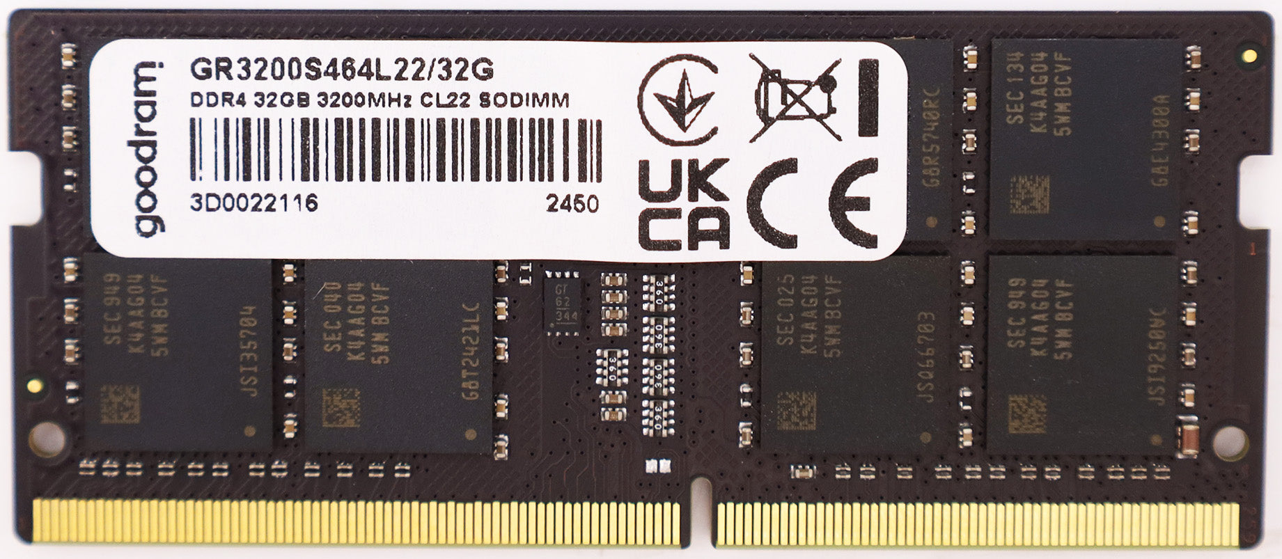 Goodram DDR4 SODIMM RAM 32GB 3200MHz CL22 SODIMM Arbeitsspeicher