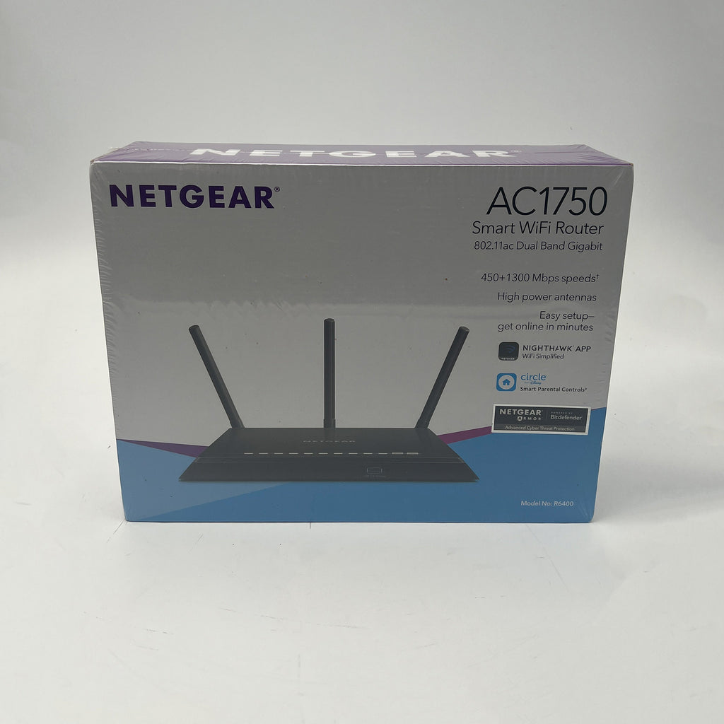 Netgear R6400 Gigabit WLAN Router Dual-Band AC1750, 802.11ac