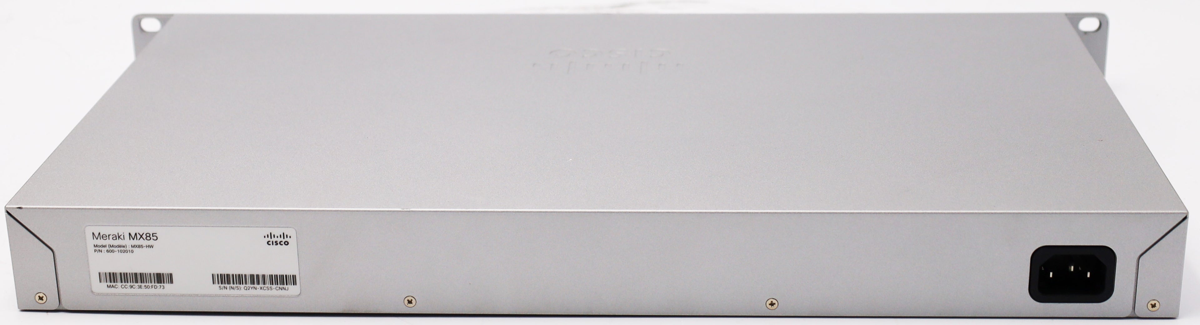 Cisco Meraki MX85-HW Firewall SD-WAN 1Gbps VPN Cloud Managed 10x LAN