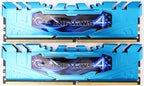 G.Skill RipJaws4 blau UDIMM 16GB RAM Kit DDR4-3000 CL15-16-16-35 Arbeitsspeicher