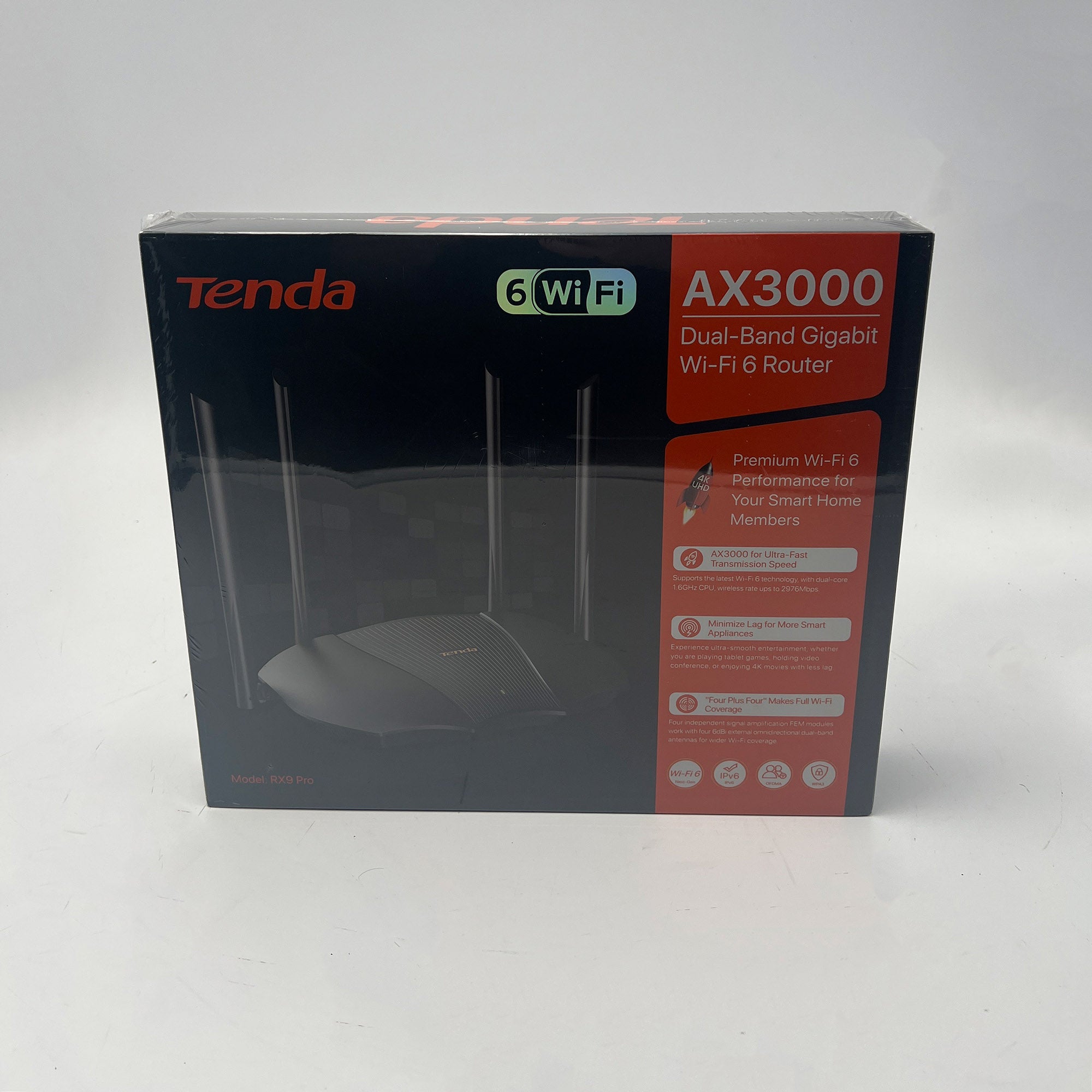 Tenda RX9 Pro Wi-Fi 6 WLAN Router (AX3000 Dual-Band 5GHz