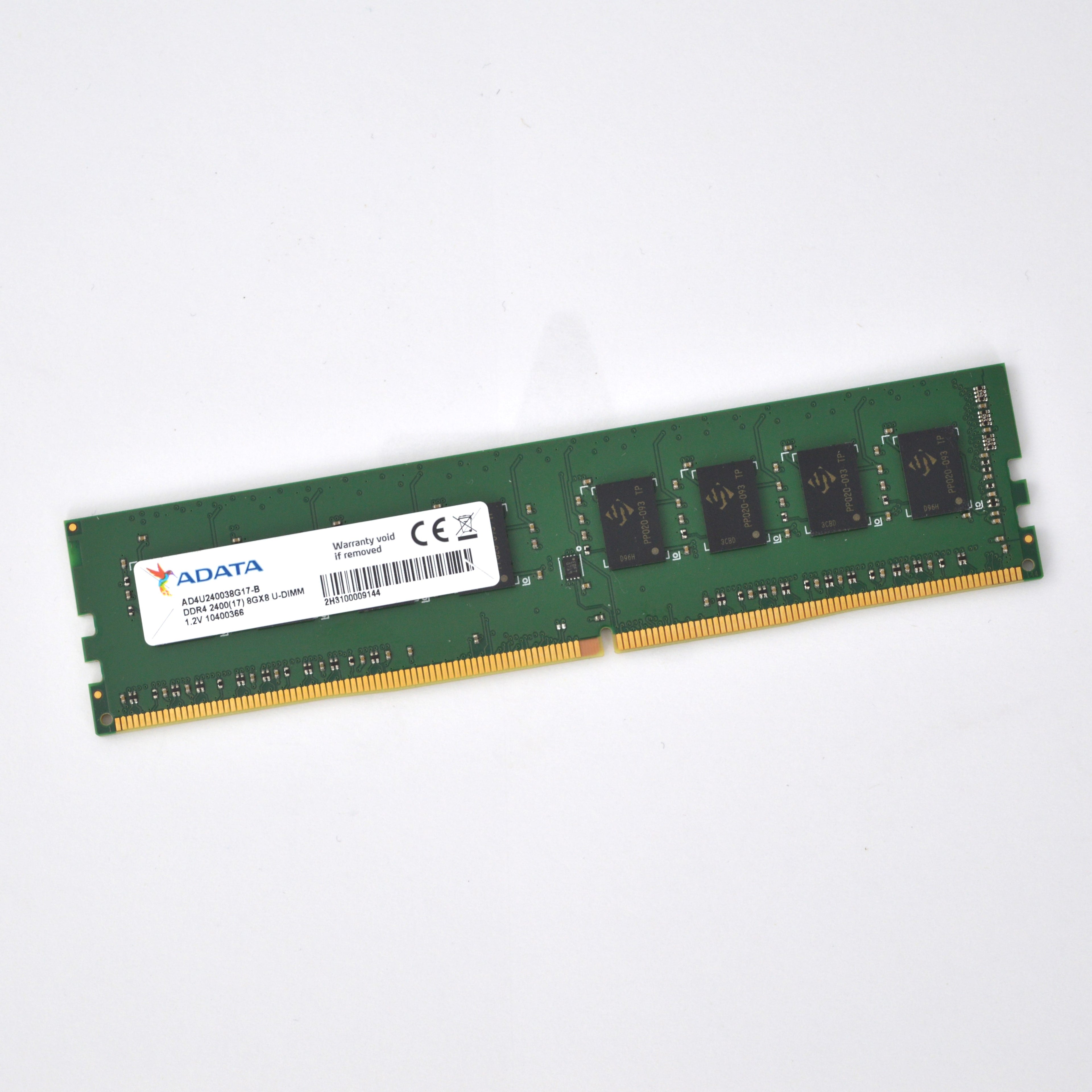 ADATA Premier UDIMM 8GB, DDR4-2400, CL17-17-17-39 AD4U240038G17
