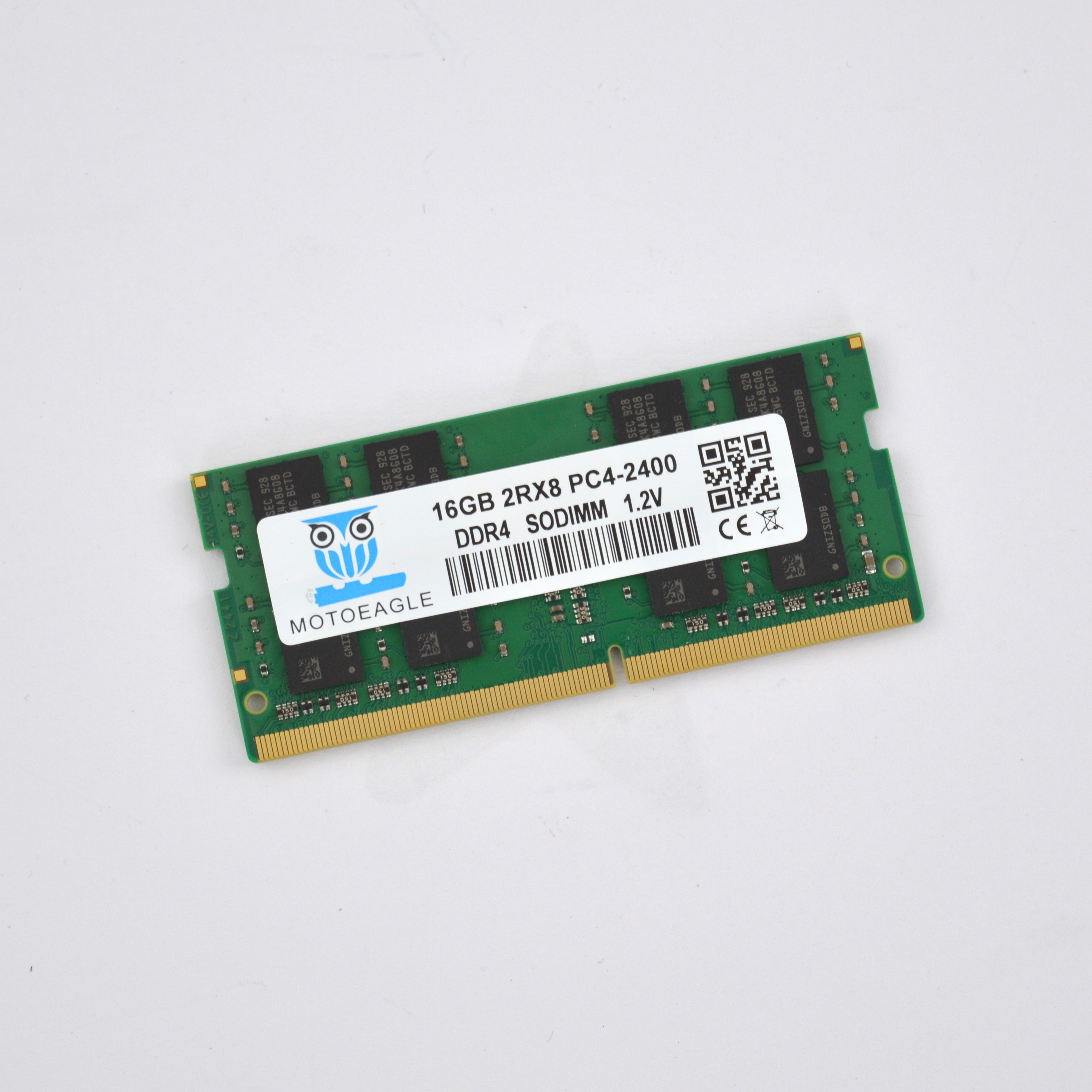 Motoeagle 16GB DDR4 2400MHz SODIMM 2RX8 PC4-19200 CL17 Non-ECC Laptop RAM