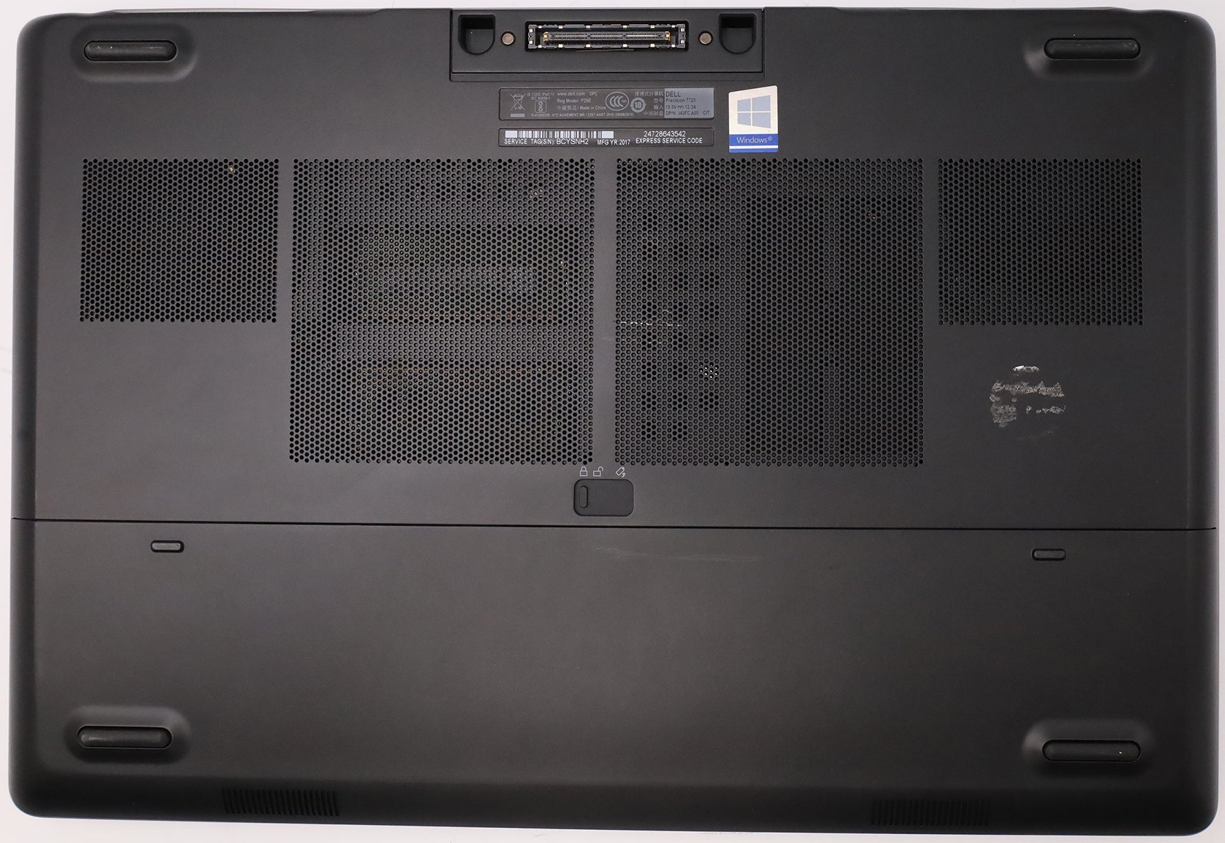 Dell Precision 7720 17" i7-6820HQ 16GB 256GB SSD Quadro M1200 Workstation Laptop