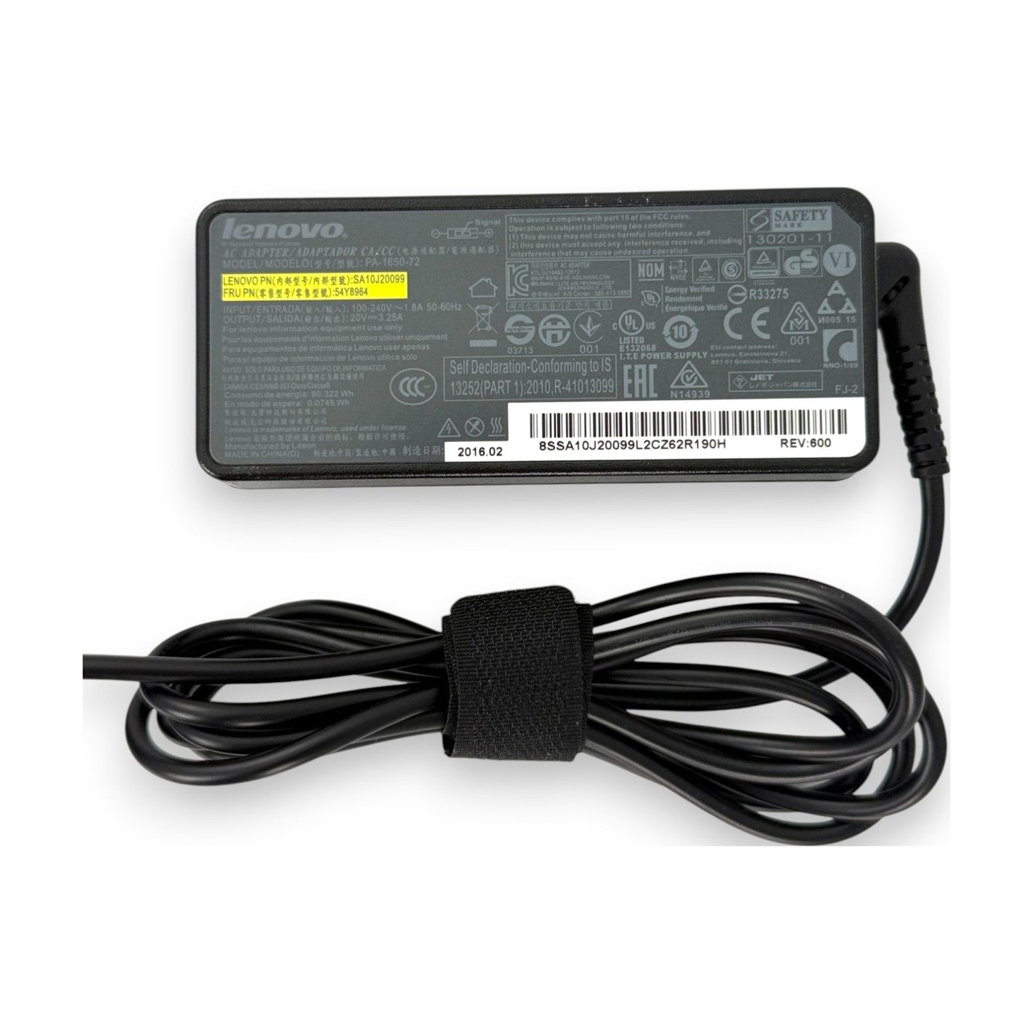 Lenovo AC Adapter 65W Notebook Netzteil