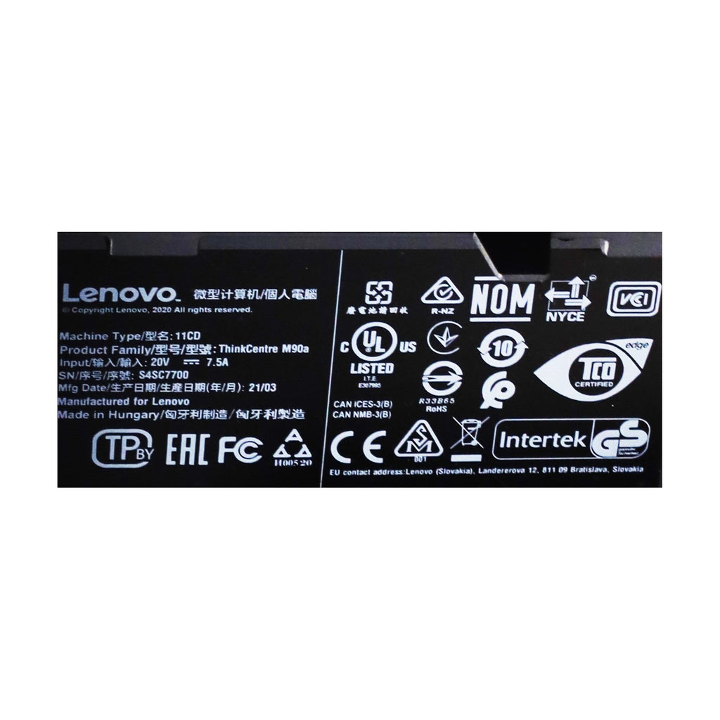 Lenovo ThinkCentre M90a M-Series Intel Core i5-10500 16GB RAM 512GB SSD NonTouch