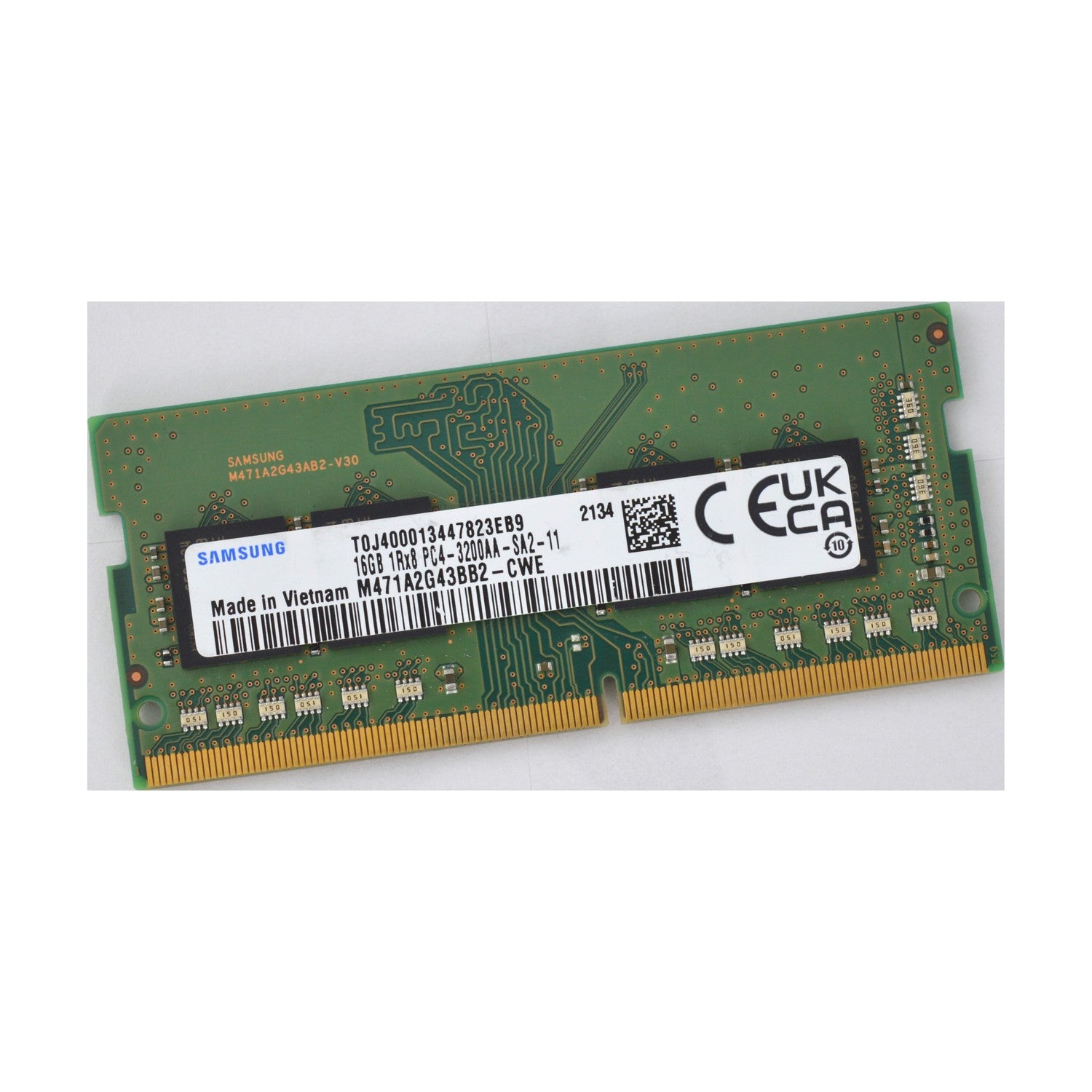 Samsung 16GB DDR4-3200 SO-DIMM RAM M471A2G43BB2-CWE PC4-25600