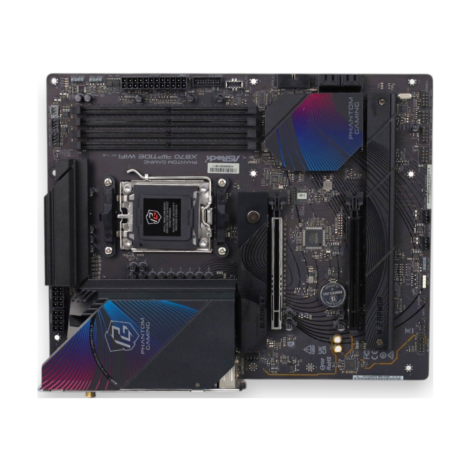 ASRock X870 Riptide WiFi AM5 ATX DDR5 PCIe 5.0 USB4 Mainboard Ryzen 9000