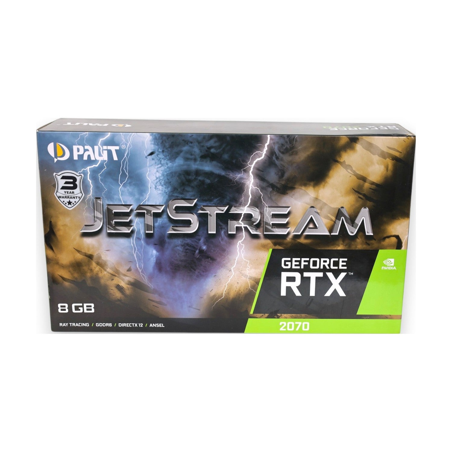 Palit GeForce RTX 2070 JetStream 8GB GDDR6 PCIe 3.0 HDMI DP USB-C