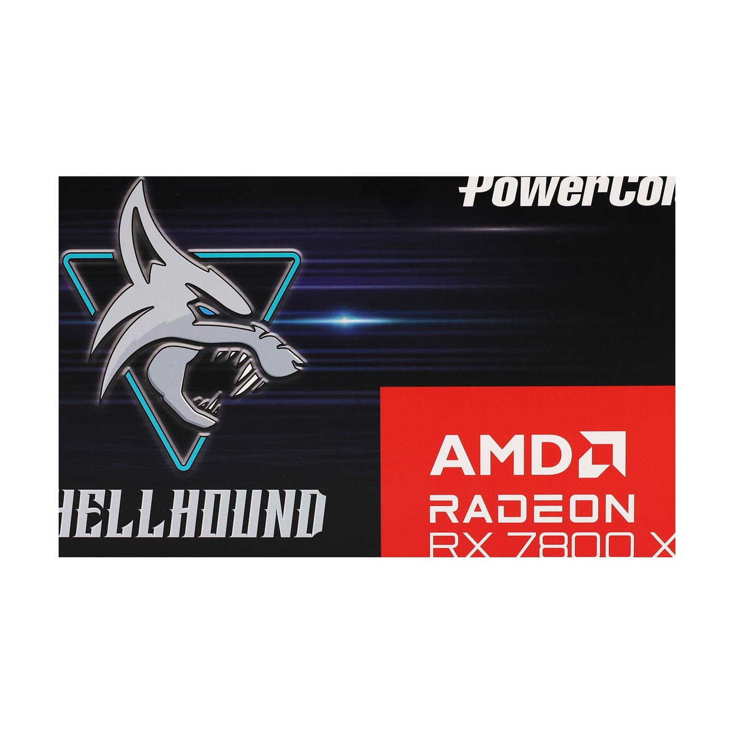PowerColor Hellhound Radeon RX 7800 XT Grafikkarte 16GB GDDR6 HDMI 3x DP