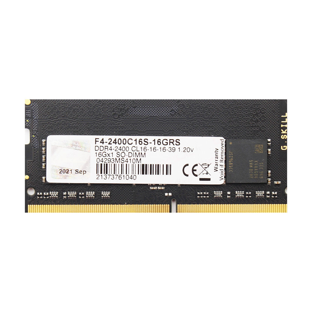 G.Skill RipJaws SO-DIMM 16GB DDR4-2400 Arbeitsspeicher F4-2400C16S-16GRS