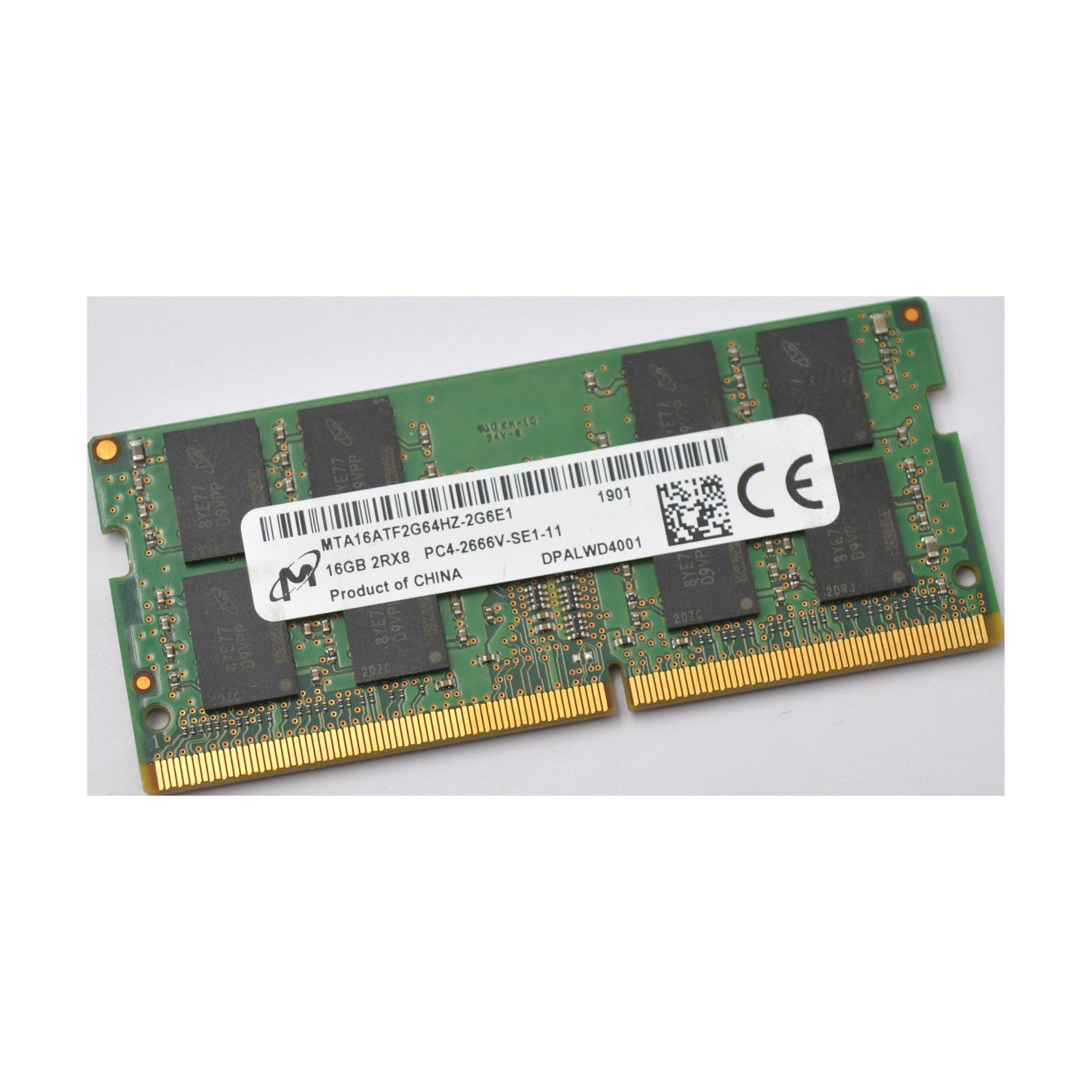 Micron SO-DIMM 16GB, DDR4-2666, CL19-19-19, MTA16ATF2G64HZ-2G6E1