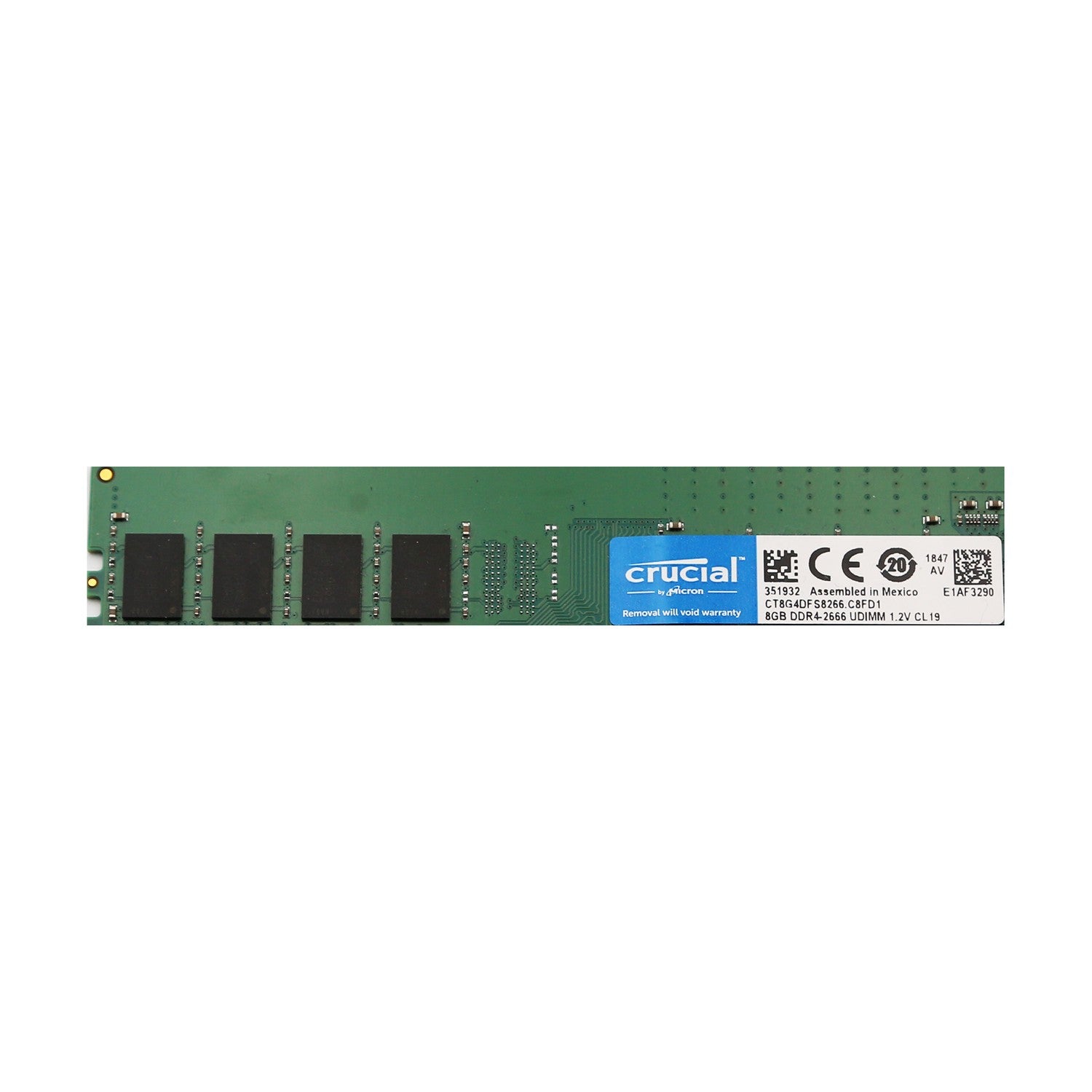 Crucial 8GB RAM DDR4-2666 RAM Arbeitsspeicher PC4-21300U CT8G4DFS8266