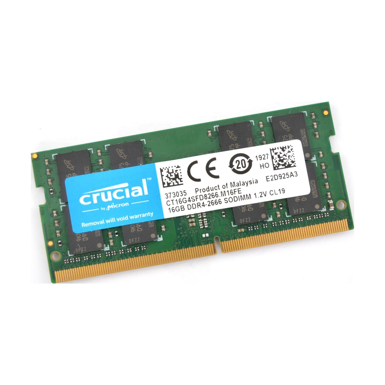 Crucial SO-DIMM 16GB DDR4-2666 CL19-19-19 2RX8 CT16G4SFD8266