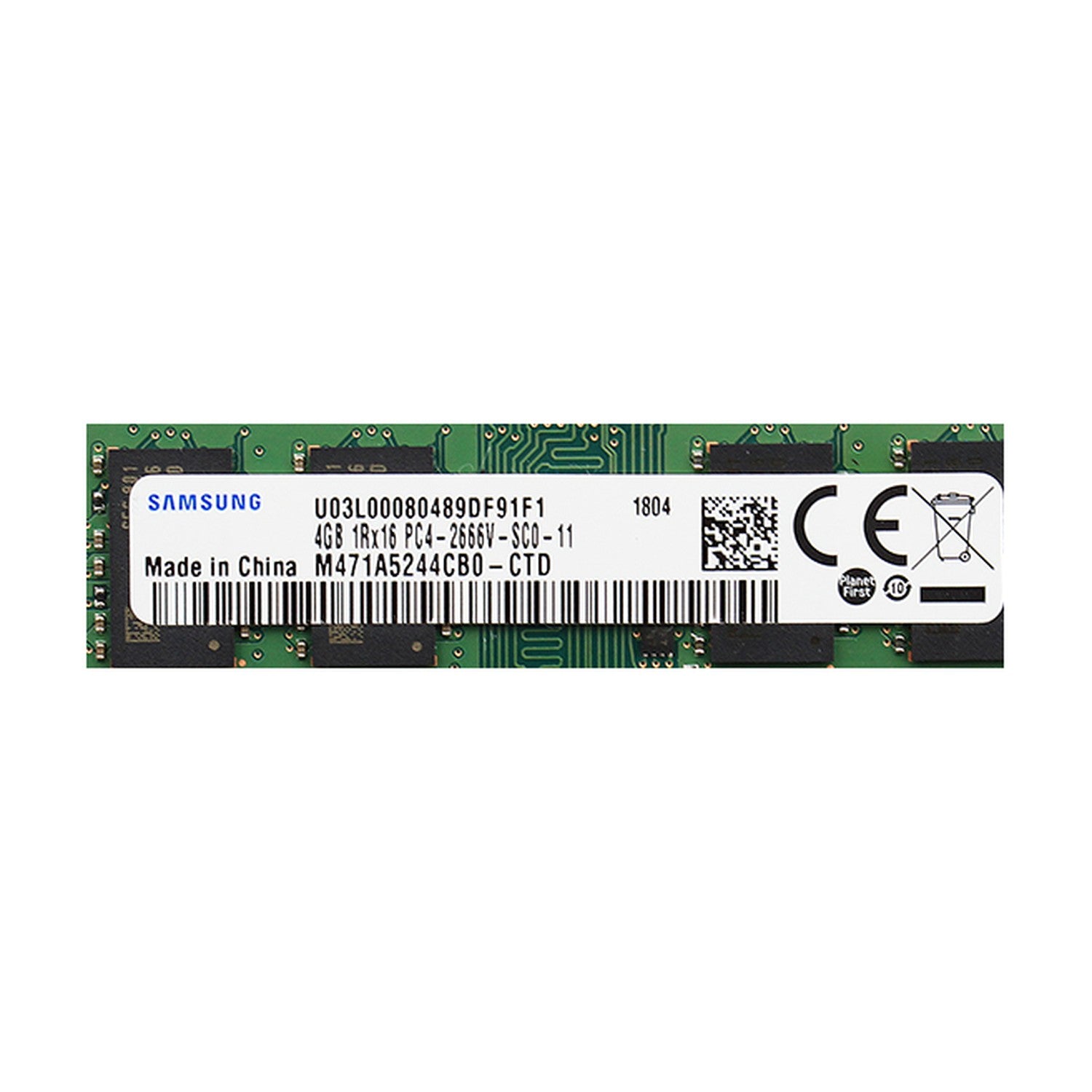Samsung 4GB DDR4 3200MHz 1,2V 1R x 16 SODIMM Arbeitsspeicher M471A5244CB0