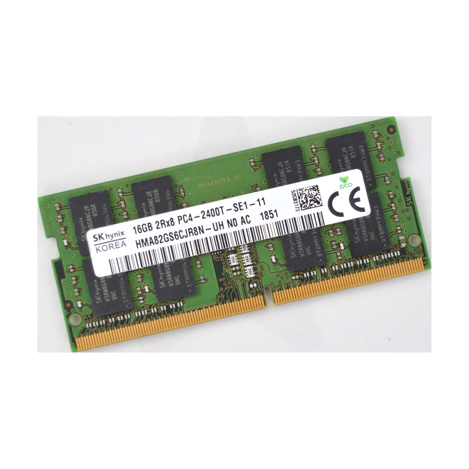 SK hynix SO-DIMM 16GB, DDR4-2400, CL17-17-17, 2RX8, HMA82GS6CJR8N-UH