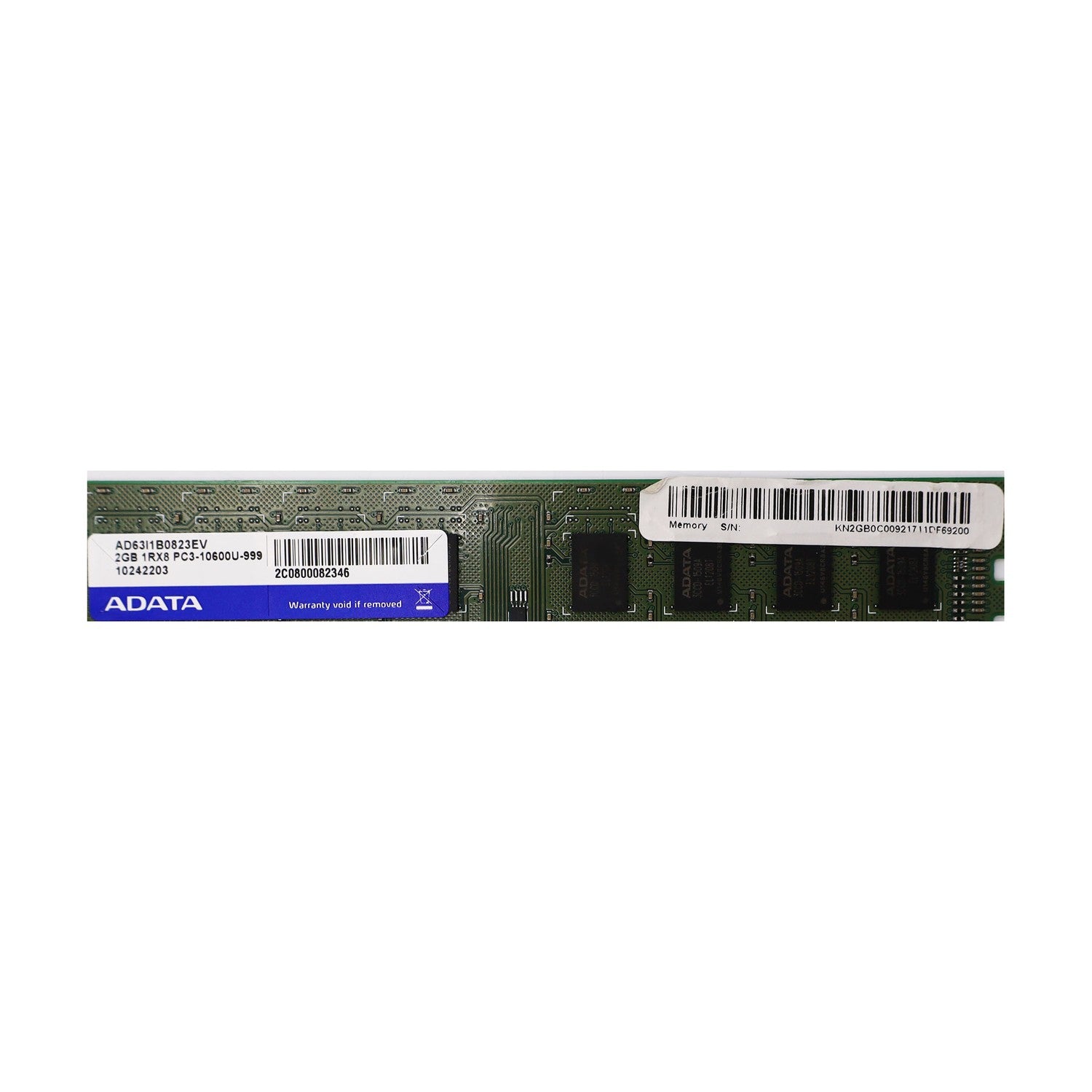 ADATA 4GB Kit 2x2GB DDR3 1333MHz PC3-10600U Desktop RAM Arbeitsspeicher