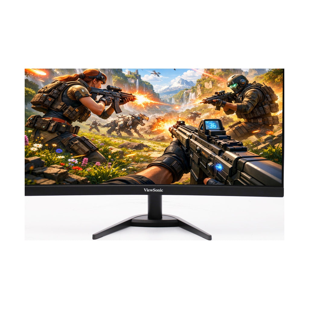 ViewSonic VX2468-PC-MHD 24 Zoll Curved Monitor Full HD HDMI 1ms Gaming