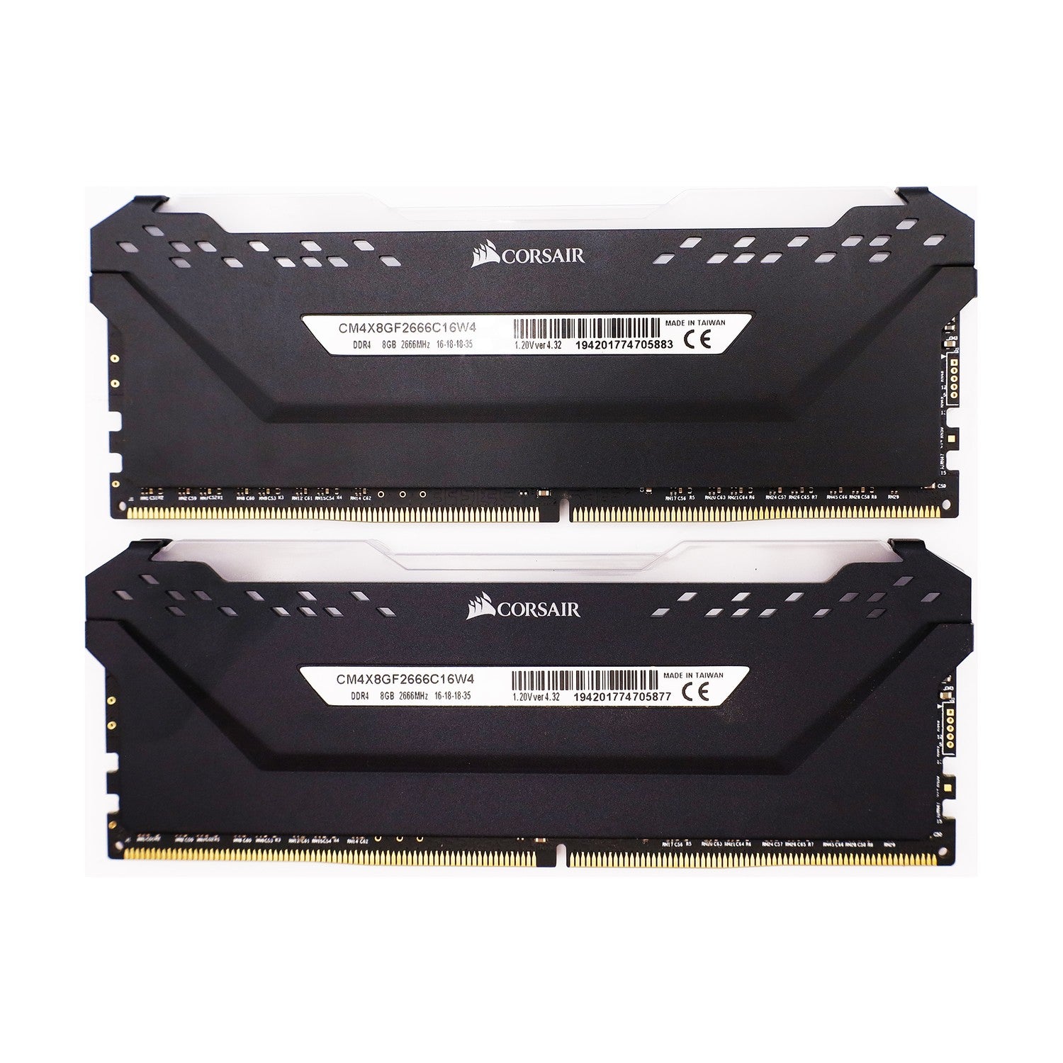 Corsair CMW16GX4M2A2666C16 RGB PRO 16GB 2x 8GB DDR4 RAM 2666MHz C16 XMP 2.0