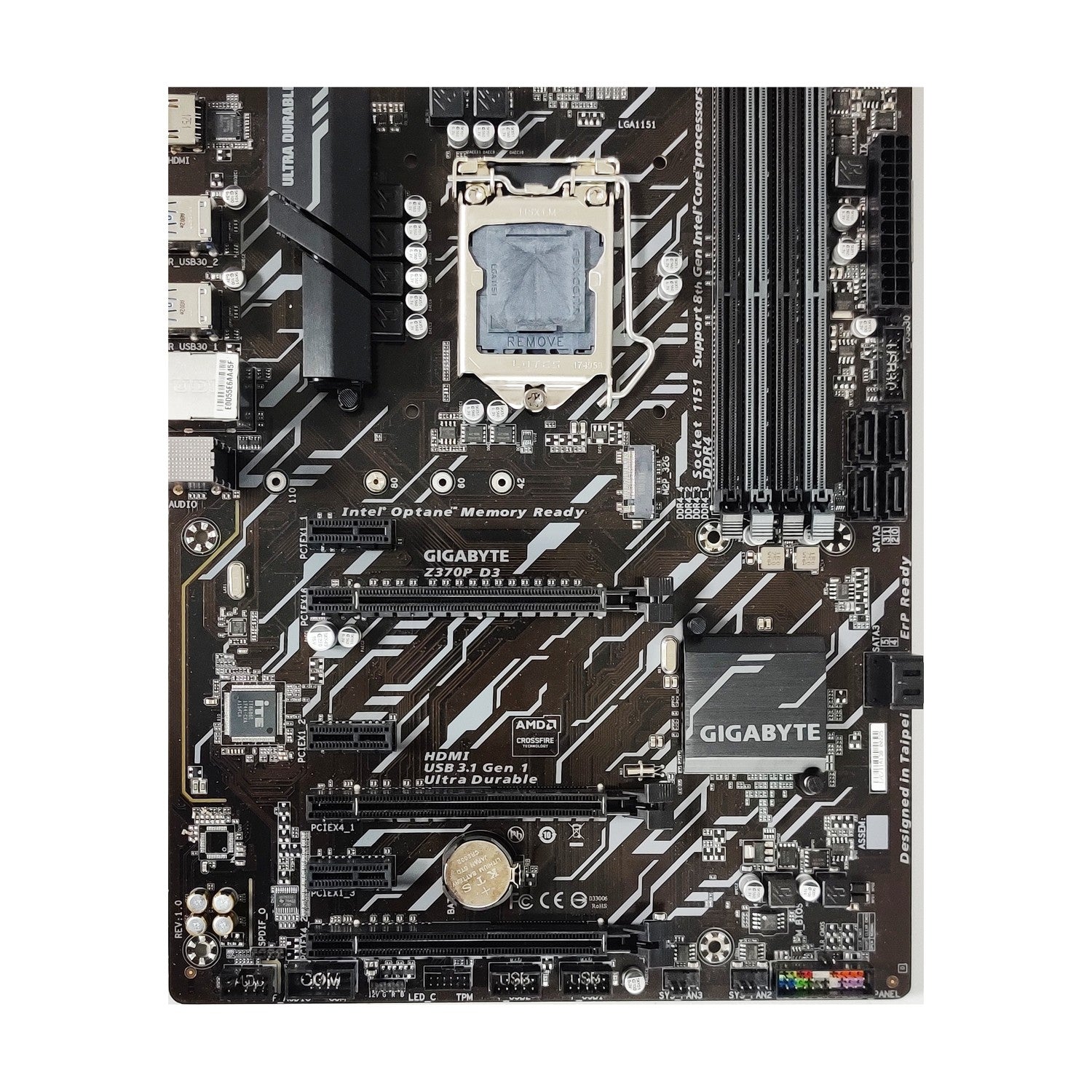 Gigabyte Z370P D3 Mainboard LGA1151 M.2 DDR4, OHNE BLENDE