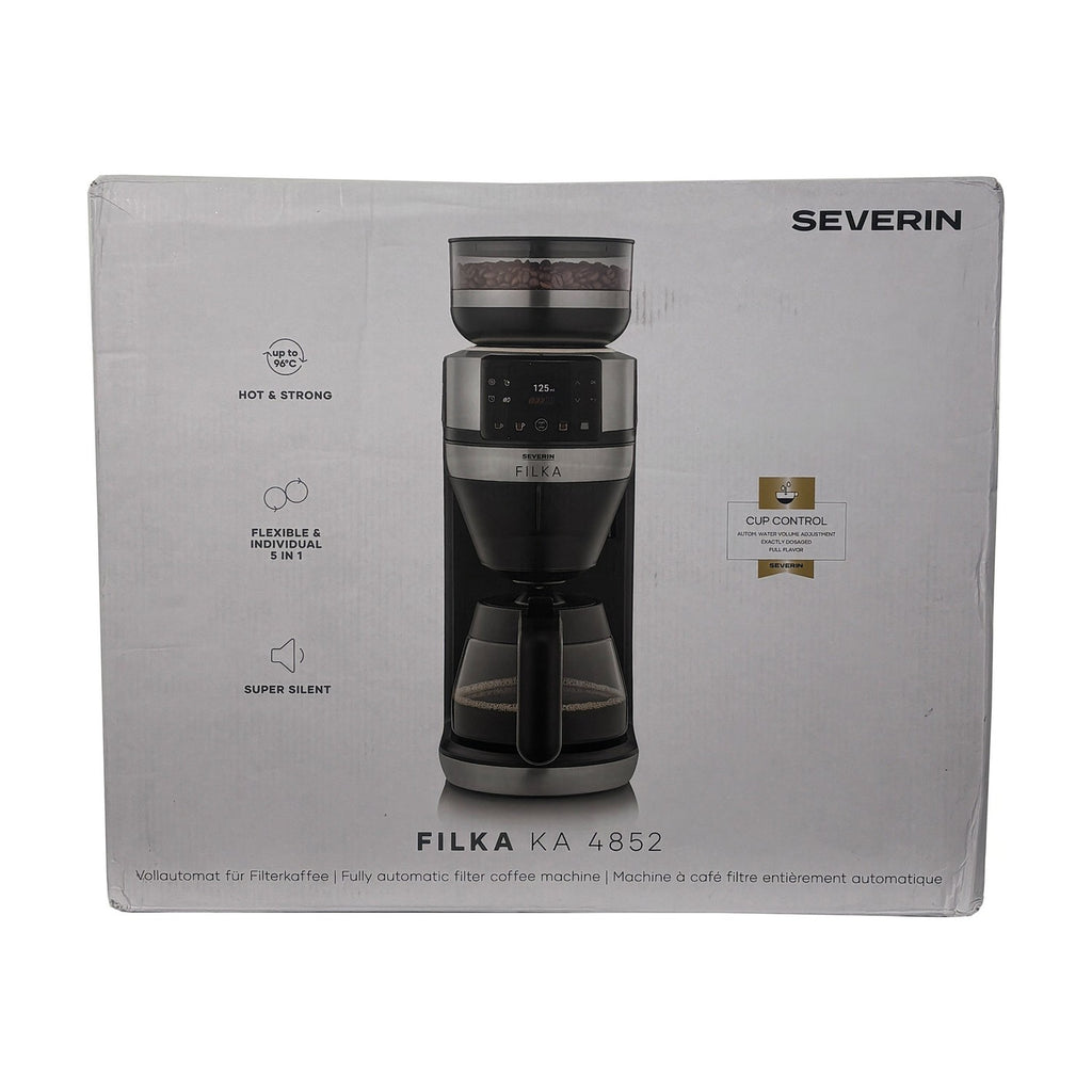 Severin KA 4852 Filka Vollautomat für Filterkaffee 5-in-1 schwarz-matt