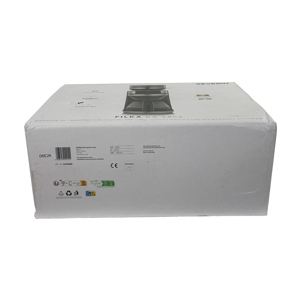 Severin KA 4852 Filka Vollautomat für Filterkaffee 5-in-1 schwarz-matt