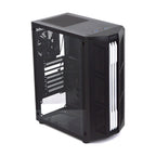 Aerocool PRIME ATX PC-Gehäuse ARGB Dreifach-Front Gehärtetes Glas Lüfter 12cm