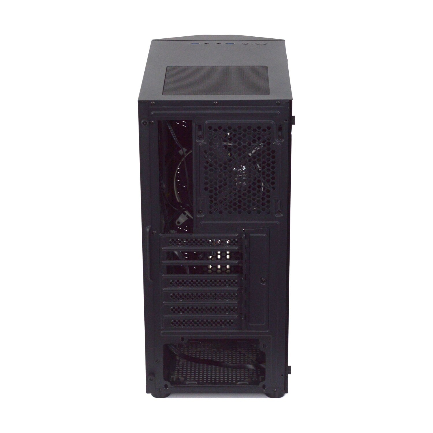 Aerocool PRIME ATX PC-Gehäuse ARGB Dreifach-Front Gehärtetes Glas Lüfter 12cm
