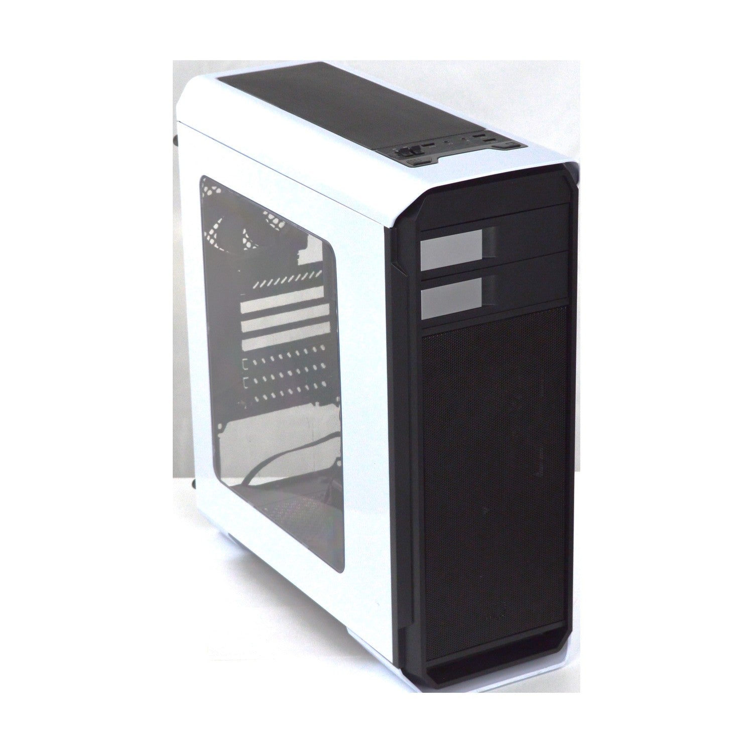 AeroCool Aero-500 ATX Midi Tower PC Gehäuse Weiß Seitenfenster USB 3.0 ATX
