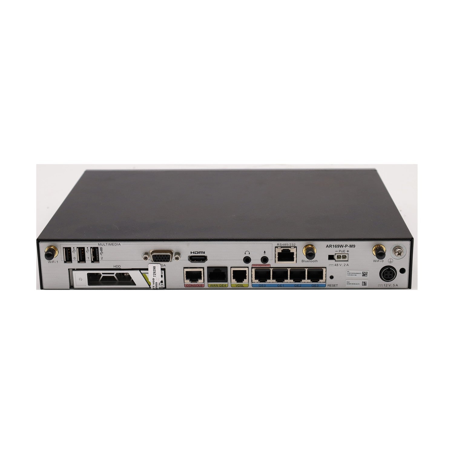 HUAWEI AR169W-P-M9 1VDSL WAN WAN 1GE WAN,4GE LAN(POE+) 1RS485 RS232 RS422 Multim