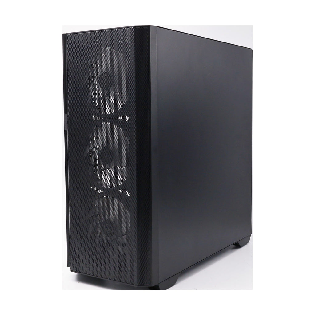BoostBoxx Hero Airflow schwarz aRGB Beleuchtung mit Steuerung Glas Seitenteil