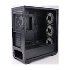 BoostBoxx Hero Airflow schwarz aRGB Beleuchtung mit Steuerung Glas Seitenteil