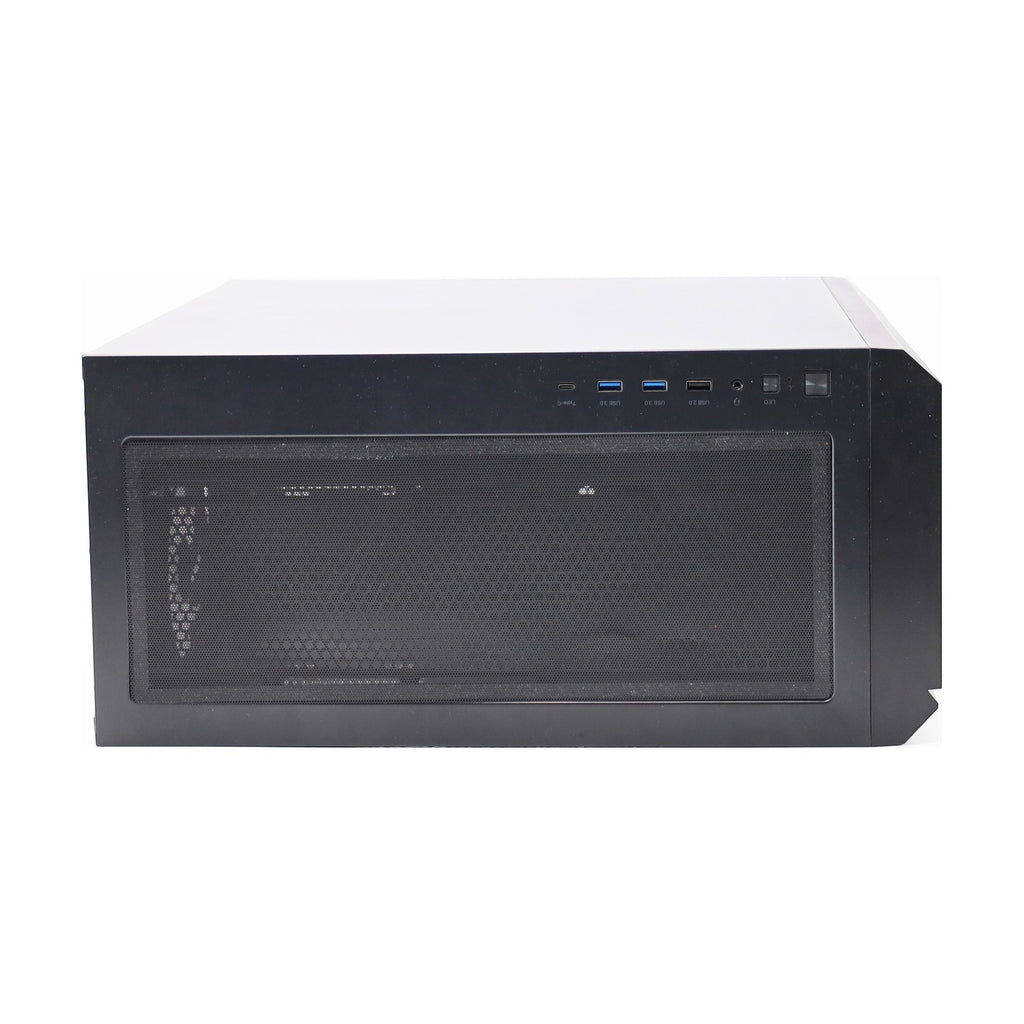 BoostBoxx Hero Airflow schwarz aRGB Beleuchtung mit Steuerung Glas Seitenteil