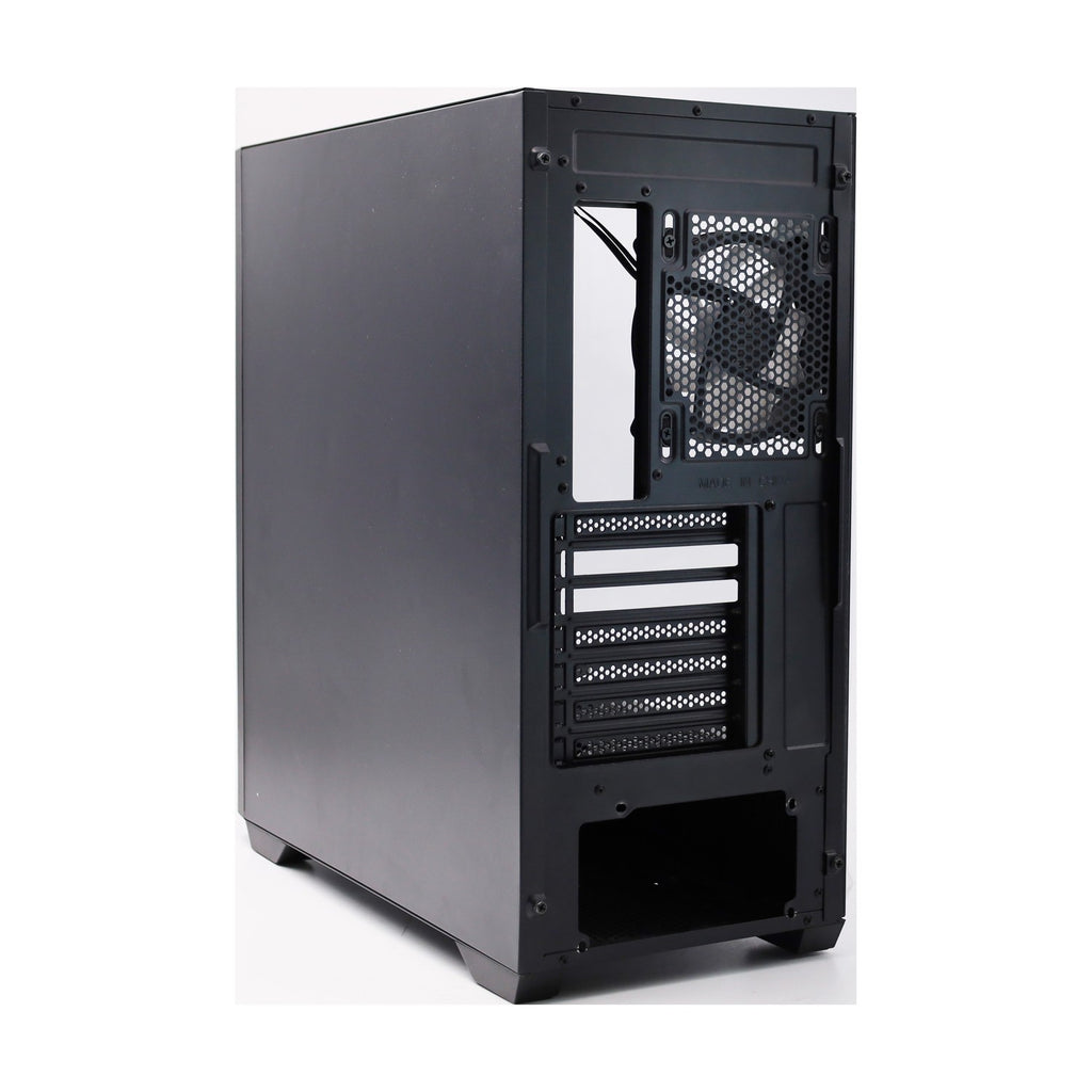 BoostBoxx Hero Airflow schwarz aRGB Beleuchtung mit Steuerung Glas Seitenteil