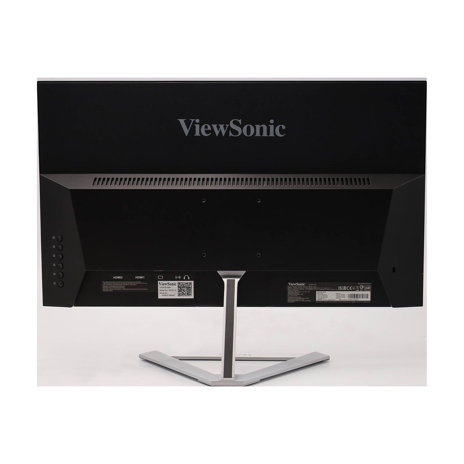 ViewSonic VX2476-SMH 24" Full HD IPS Monitor 75Hz HDMI VGA LED Lautsprecher
