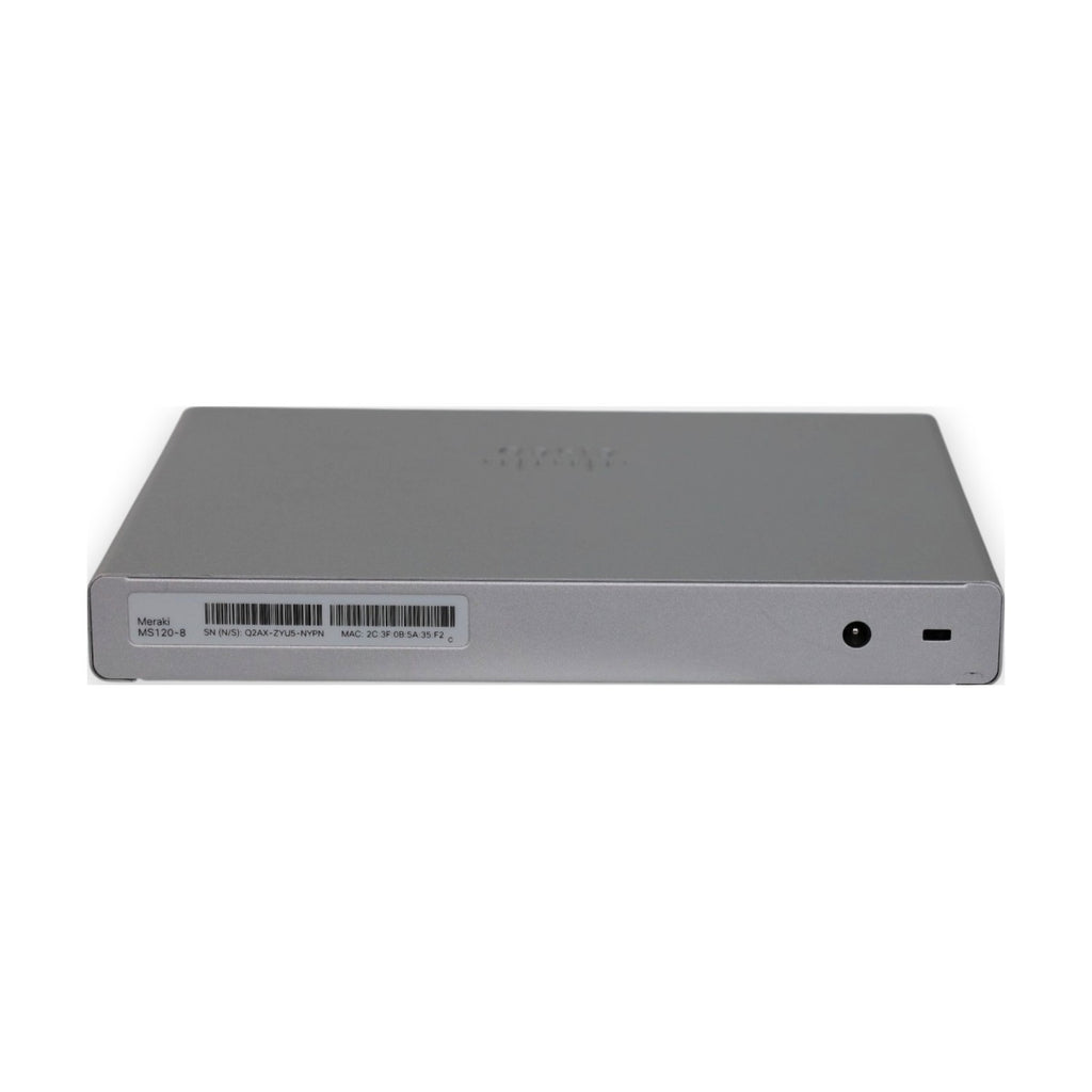 Cisco Meraki MS120-8-HW 8-Port Gigabit Switch Managed L2 Cloud 2x SFP
