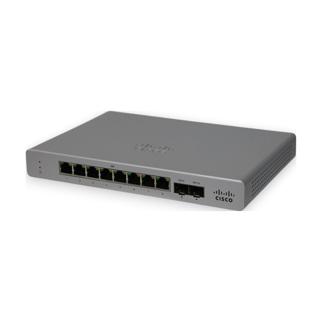 Cisco Meraki MS120-8-HW 8-Port Gigabit Switch Managed L2 Cloud 2x SFP