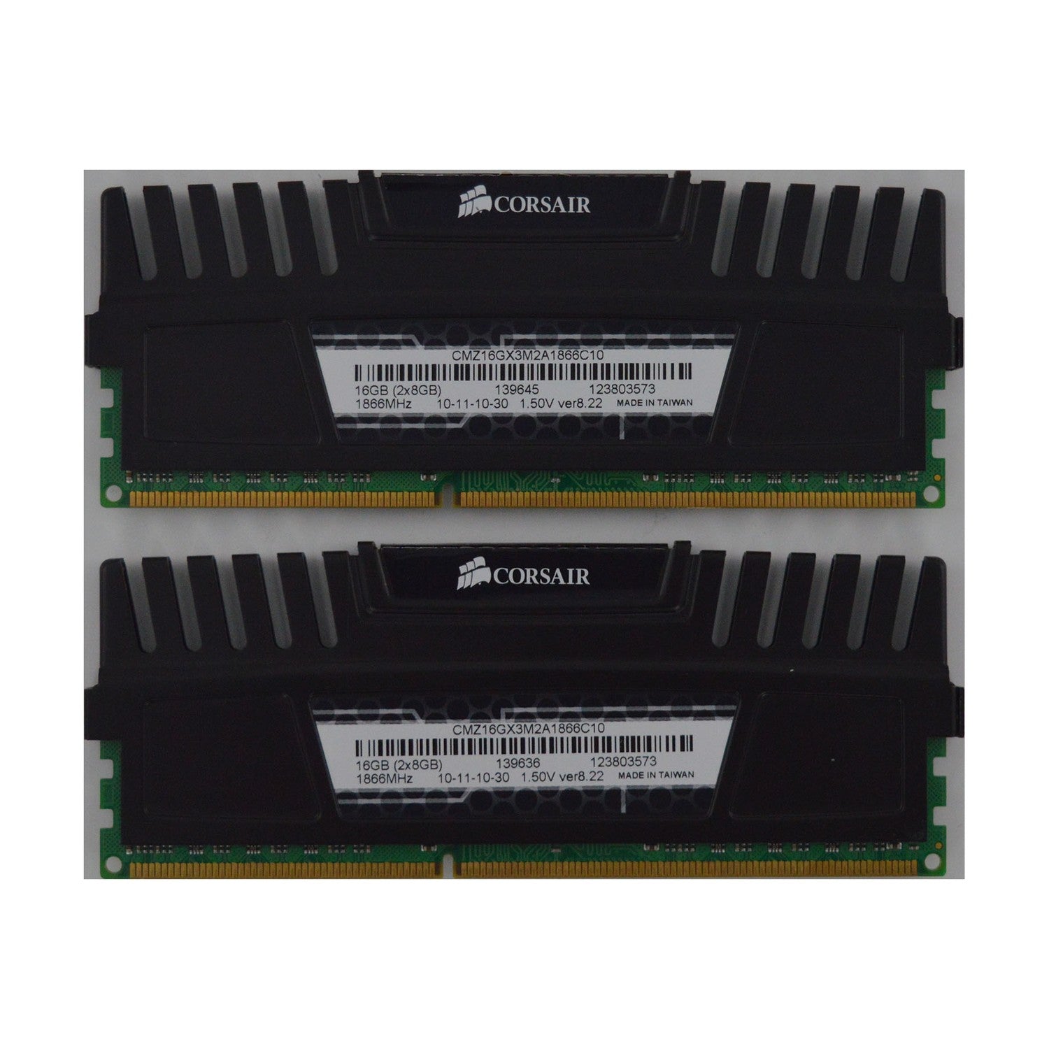 Corsair Vengeance RAM Arbeitsspeicher 16GB 2x8GB Kit DDR3 1866 Mhz CL10 XMP