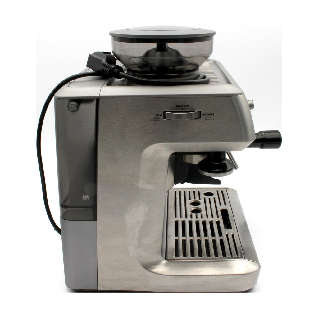 Sage The Barista Express  Espressomaschine mit manuellem Milchaufschäumer.