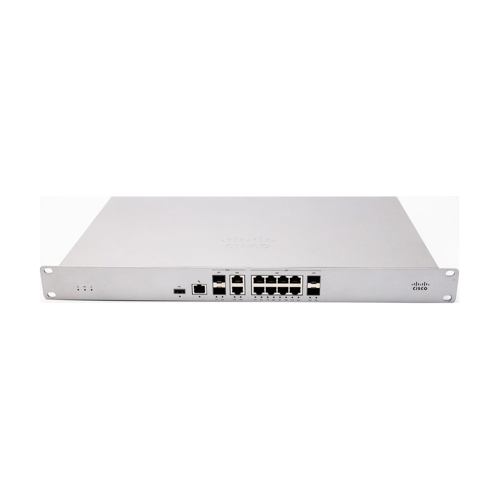 Cisco Meraki MX85-HW Firewall SD-WAN 1Gbps VPN Cloud Managed 10x LAN