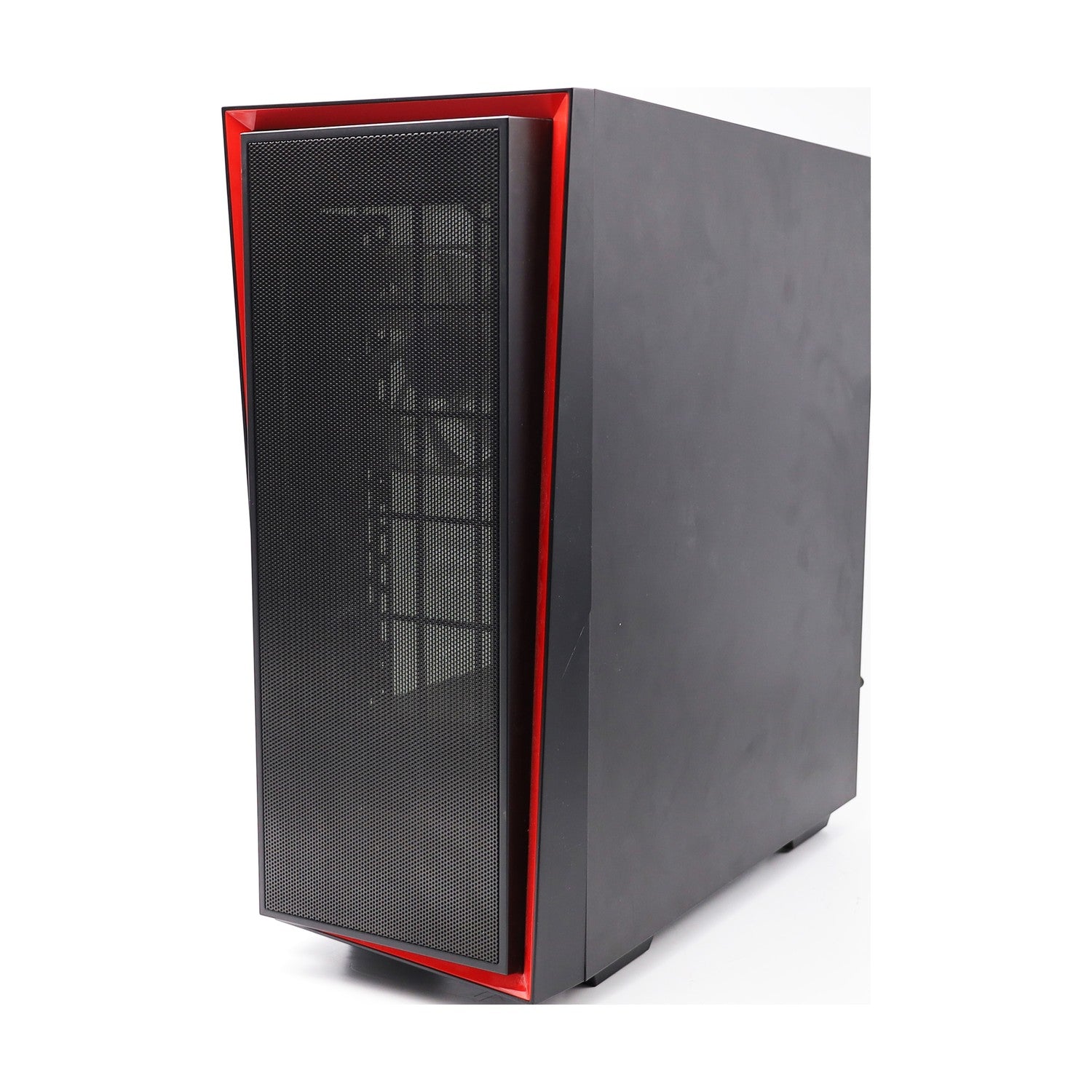 SilverStone SST-RL06BR-PRO Red Line Midi Tower Gaming Gehäuse rote LED Lüfter