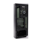 SilverStone SST-RL06BR-PRO Red Line Midi Tower Gaming Gehäuse rote LED Lüfter