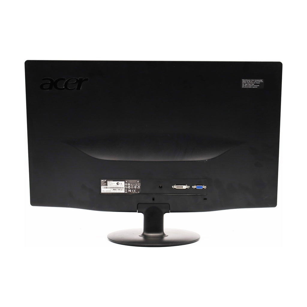 acer S240HLBD Slimline 61cm 24 Zoll Widescreen TFT-Monitor LED VGA DVI 5m
