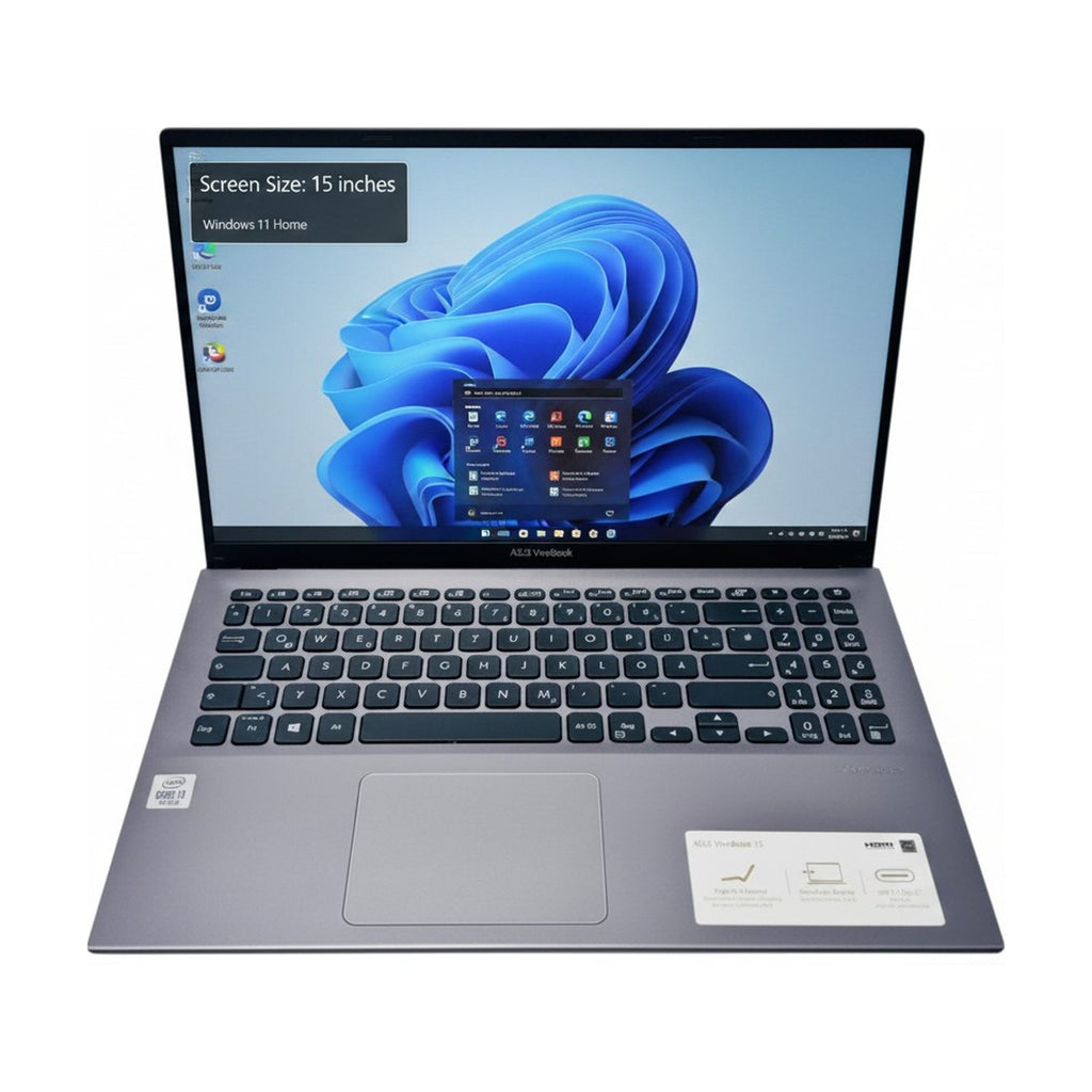 ASUS X512JA-F512JA 15 Zoll Intel Core i3-1005G1 CPU 8GB RAM 512GB SSD