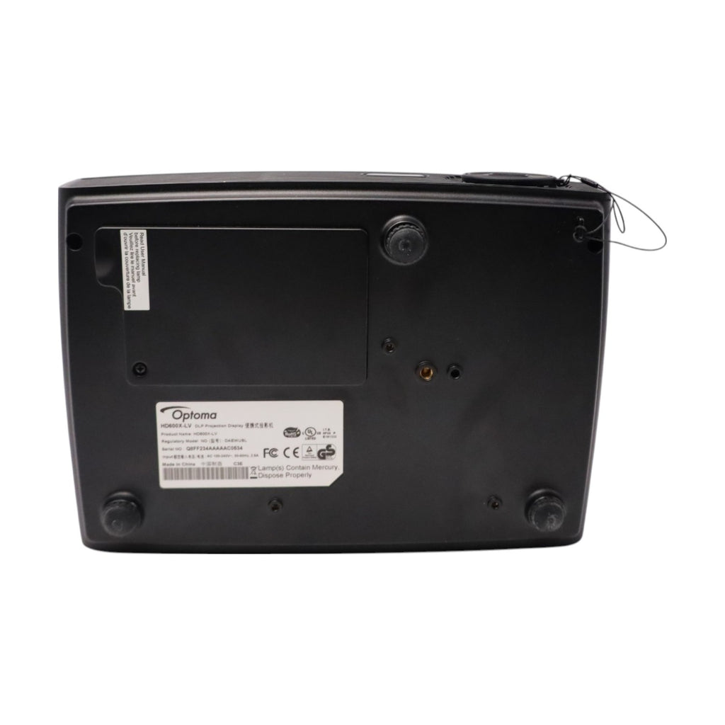 Optoma HD600X-LV HD Ready 3D DLP Beamer HDMI Heimkino Projektor 2500 ANSI