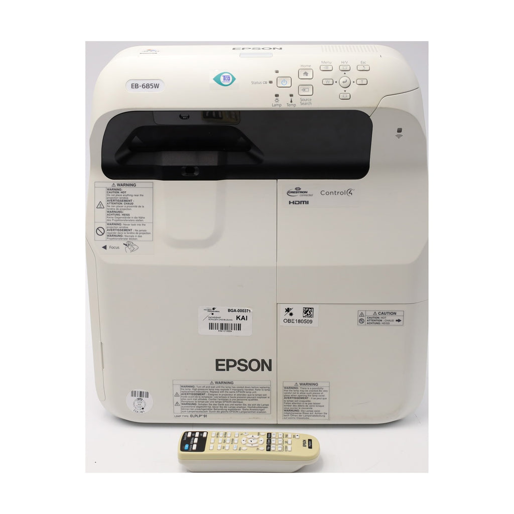 Epson EB-685W 3LCD WXGA 16:10 Ultrakurzdistanzprojektor OHNE Wandhalter