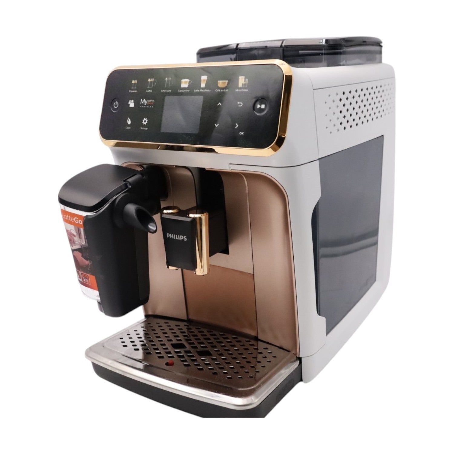 PHILIPS 5400 Series EP5443 Kaffeevollautomat 1500W Weiß/Roségold