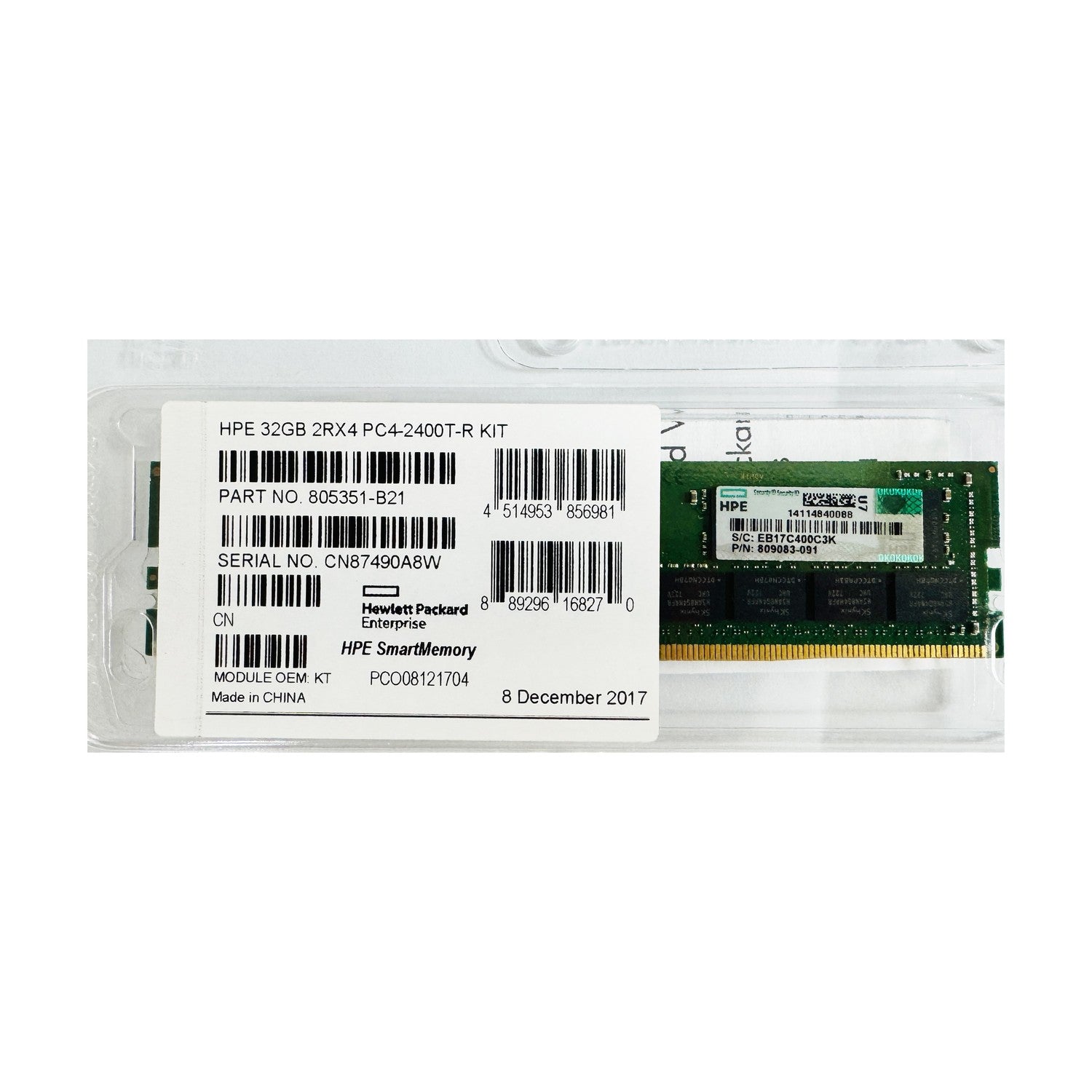 HP Enterprise 1x32GB DDR4 2400MHz RAM Arbeitsspeicher
